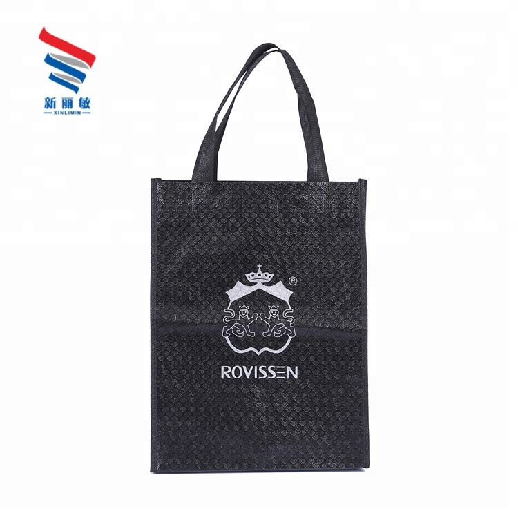 Custom pictures printing eco pp non woven tote shopping bag