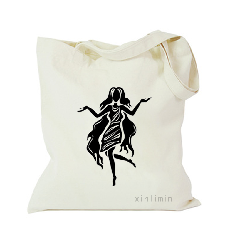 Fashionable custom small cotton tote bag shopping